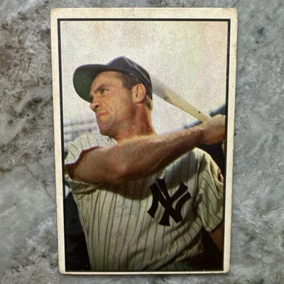 Hank Bauer 1953 Bowman Color #84 New York Yankees - Original De colección Foto 1 de 4