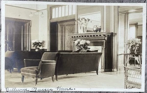 1910’s Vintage RPPC Photo NEW YORK CITY BELLEVUE HOSPITAL NURSES HOME INTERIOR - Picture 1 of 2