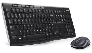 LOGITECH Funk-Tastatur- und Maus-Set MK270 schwarz - Bild 1 von 3