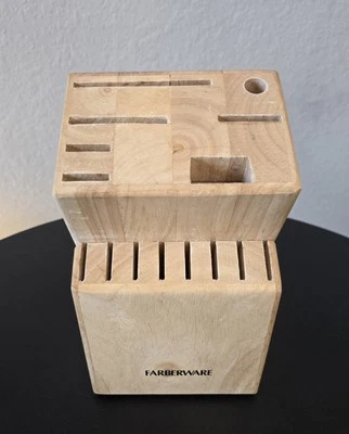 Bloque de cuchillos de madera Farberware Foto 1 de 4