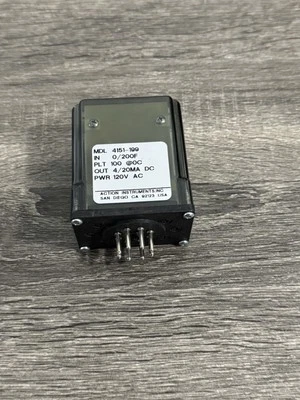 ACTION PAK 4151-199 8-pin RELAY ~ 120VAC  4/20MA DC - Image 1 of 2