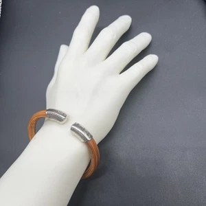 六字真言S925 incrustación de plata Jin gangteng pulsera 64×55 mm 六字真言S925银镶嵌金刚藤手镯 - Imagen 1 de 10