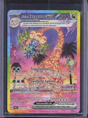 Alolan Exeggutor ex - Special Illustration Rare SV08: Surging Sparks 242/191 NM - Image 1 of 2
