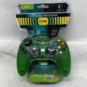 Logitech Cordless Attack Xbox Controller and Receiver Sealed (JC) - Picture 1 of 8