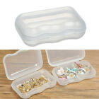 Mini Storage Box Transparent Plastic Box Earrings Jewelry Storage Organizzk