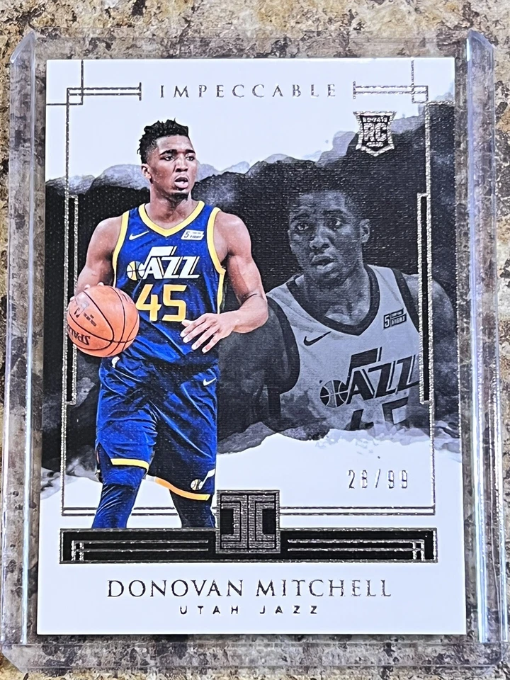 КАРТОЧКА ДЕБЮТАНТА ДОНОВАНА МИТЧЕЛЛА 2017 Panini БЕЗУПРЕЧНАЯ NO/99 SUPERSTAR CAVALIERS - Изображение 1 из 3