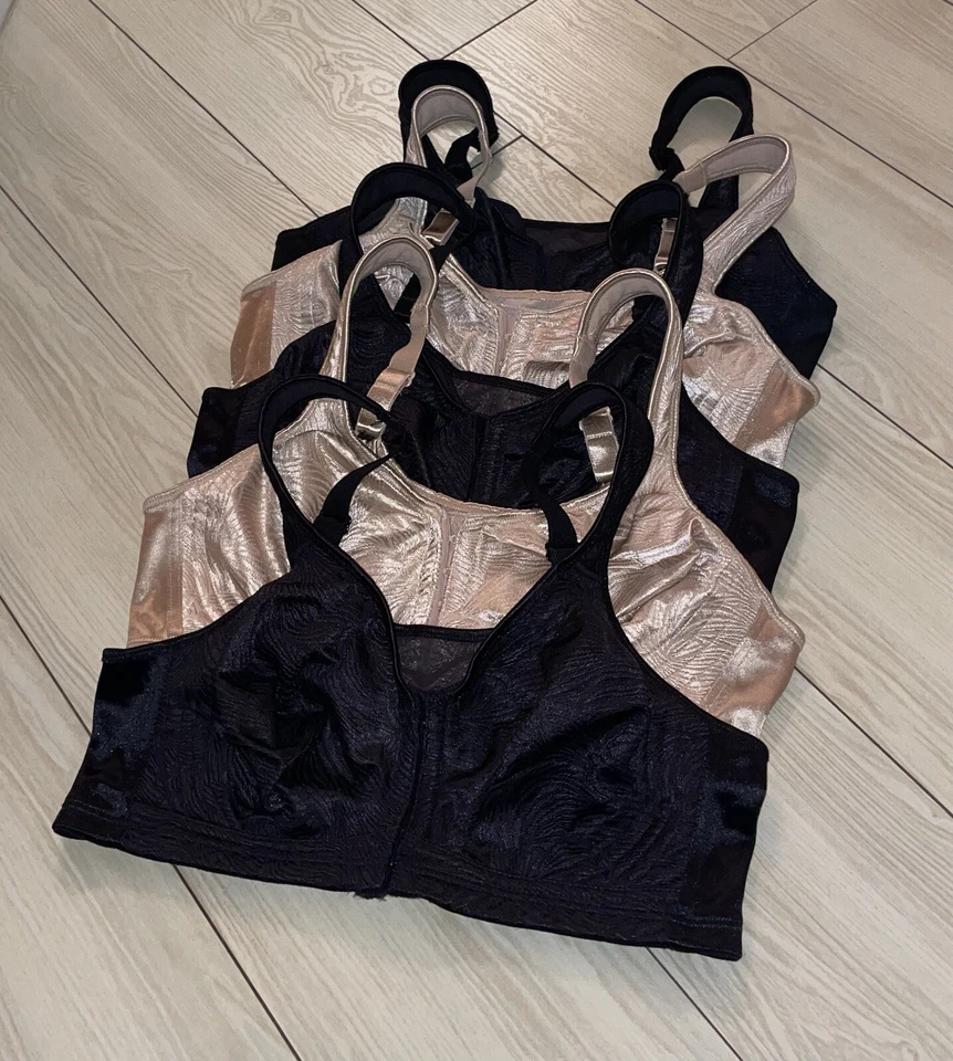 5 Playtex 18 Hour E525 Wire Free Bras Posture Boost PowerSupport Front Close 36C - Image 1 of 4