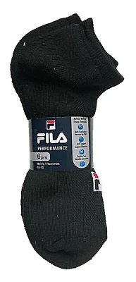 Fila Performance Men's Ankle Socks  | 6 Pack | Size 10-13 | Multi-Colored **NEW - Image 1 of 3
