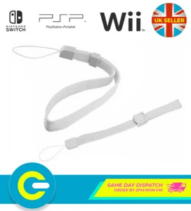2x Correa de Mano Ajustable Blanca para Control Remoto Nintendo Wii PS Move - Imagen 1 de 4