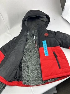 Gerry Systems Boy's 3-in-1 Puffer Jacket with Hat Size 4T or 5, Red or Blue - Picture 1 of 5