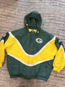 Vintage 90er Green Bay Packers Apex One ProLine Jacke Herren XL  - Bild 1 von 9