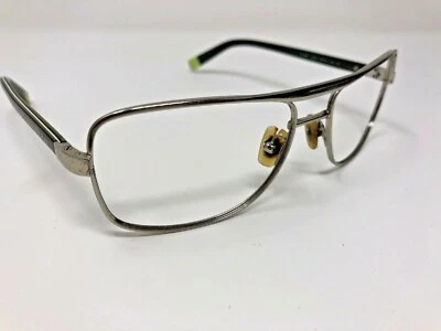 Gafas de sol DKNY 5050 1002/6 58-16-135 marcos verdes plateados solo doble puente FF19 Foto 1 de 4