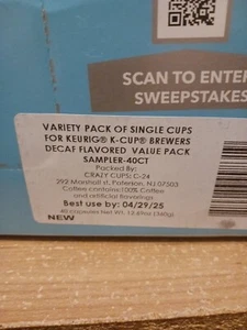 Flavored Decaf Coffee Pods Variety Pack Compatible with Keurig K Cups 40cnt - Picture 1 of 2
