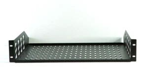 Strong FS Series 2U 16'' Depth Vented Steel Rack Shelf For AV Home Automation - Picture 1 of 4
