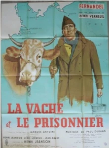 LA VACHE ET LE PRISONNIER Affiche Cinéma ORIGINALE Movie Poster FERNANDEL - Imagen 1 de 1