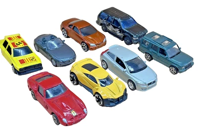 8 смешанных литых машинок комплект Welly Motor Max BMW Ferrari 1:64 игровой лот подарок - Изображение 1 из 4
