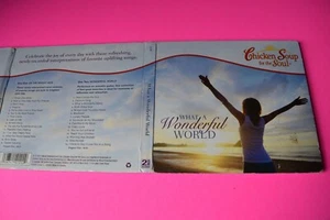 CD - WHAT A WONDERFUL WORLD - CHICKEN SOUP FOR THE SOUL - 2 CD SET - Picture 1 of 4