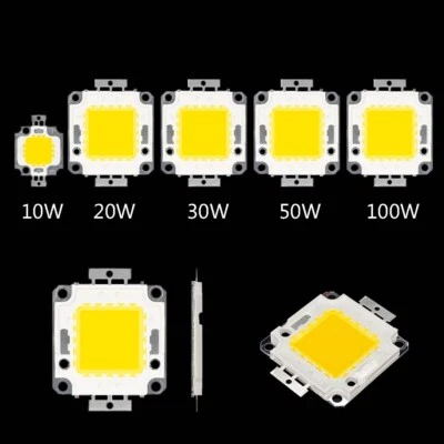 SMD LED Chip light Cool Warm White High Power COB 10W 20W 30W 50W 100W 12V 32V - Image 1 of 4