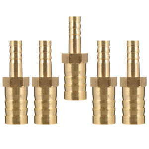  5 Pcs Reducer Coupler Connector Air Compresdor Glide Lubricant Brass