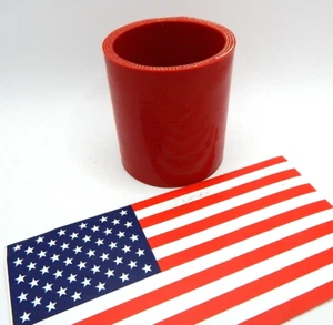 2" 51mm Red Silicone Tube Pipe Coupler 4 Layer Reinforced Cold Air Intake 2 Inch - Picture 1 of 5