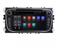 AUTORADIO 2 DIN ANDROID 7.1 NERO PER FORD FOCUS MONDEO S MAX C MAX GALAXY STEREO