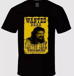 Cactus Jack Wanted Dead 90s Short Sleeve Black T-shirt - Picture 1 of 7