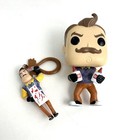 FUNKO POP ! THE NEIGHBOR WITH GLUE 264 No Box. And Keychain Clip