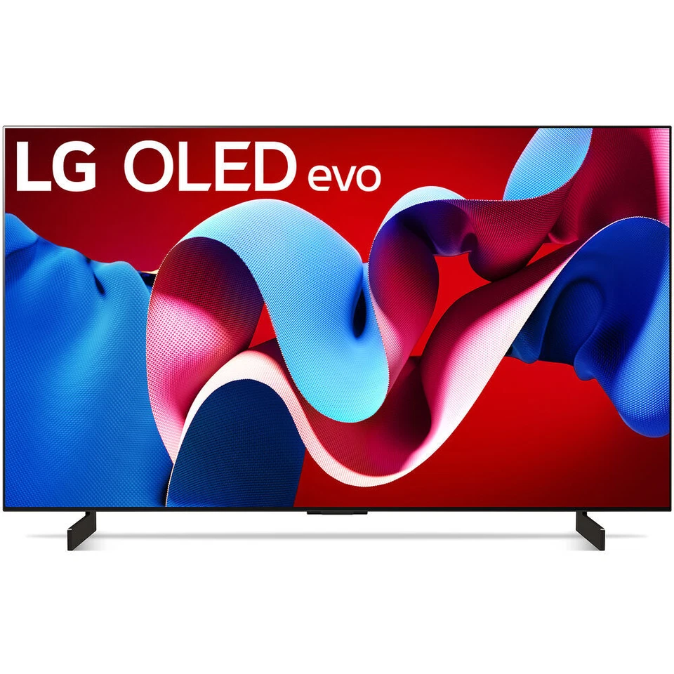 LG OLED42C4PUA 42" 4K Smart OLED TV 24 Month CPS Protection Streaming Bundle
