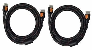 STARAUDIO 2Pcs Audio Quest Carbon 2M Male To Male M2M High Speed HDMI Cables - Picture 1 of 7