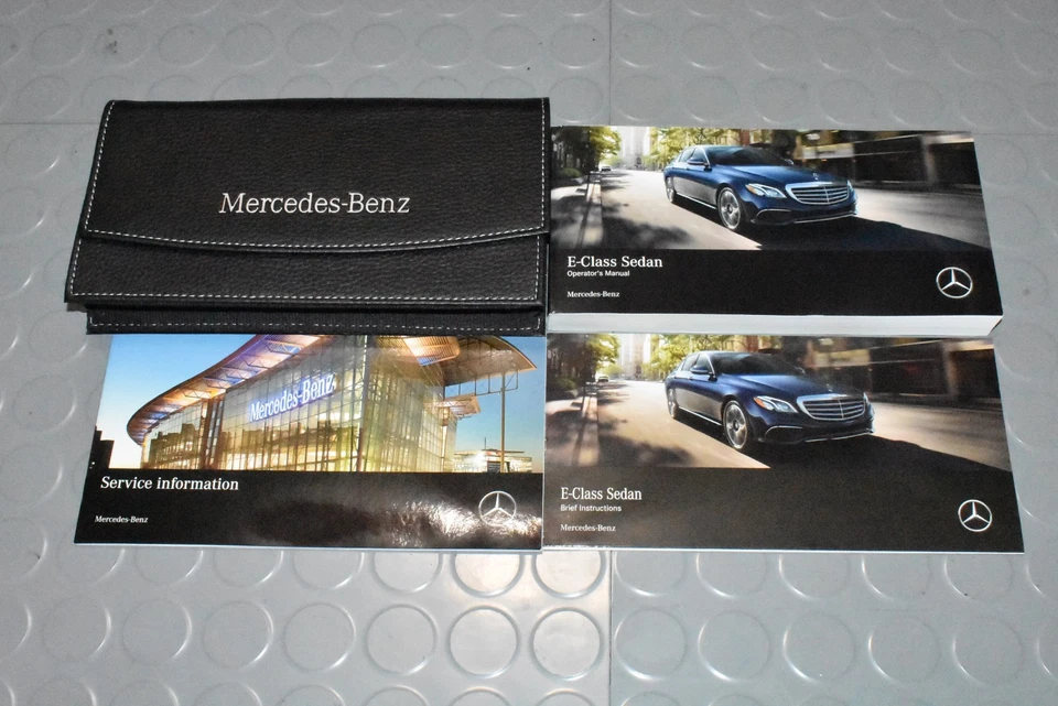 Mercedes Benz E300 E400 E43 E63 2018 clase E sedán manual del propietario - juego Foto 1 de 1