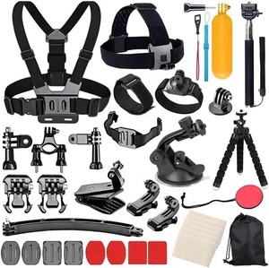 Juego de accesorios de cámara de acción para Gopro Hero 13 12 11 10 9 8 Max 7 6 5 4 Bla - Imagen 1 de 2