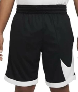Nike Dri-FIT Kids Boys Basketball Shorts 8” Gray/ White Trim Train Size Small - Picture 1 of 2