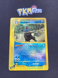 JCC Pokémon Expedición Feraligatr 47/165 Holograma Inverso Raro MP. - Imagen 1 de 4