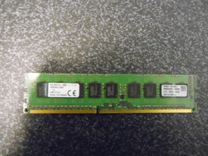1x 8GB DDR3-RAM 240-biegunowy. PC3-12800E 1600MHZ KINGSTON KVR16E11/8EF - Zdjęcie 1 z 4