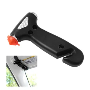 Auto Flucht Werkzeug Sicherheit Rettungshammer Notfall Sicherheitsgurt Schneider Fensterbrecher - Bild 1 von 6