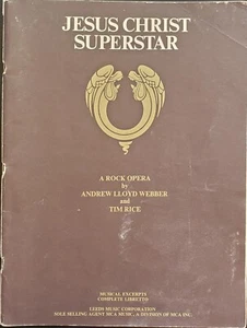 Jesus Christ Superstar Piano Sheet Music Song Book Andrew Webber Tim Rice - Picture 1 of 6