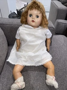 Vintage Horseman Softee Hard Plastic, Rubber & Cloth Baby Doll Read Description - Picture 1 of 10