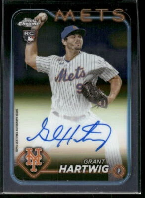#RA-GH Grant Hartwig 2024 Topps Chrome Rookie Autographs - Image 1 of 2