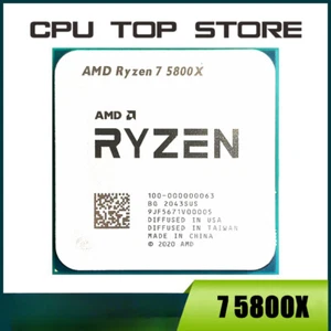 For AMD Ryzen 7 R7 5800X 3.8GHz 8-Core 16-Thread CPU Processor Socket AM4 New - Picture 1 of 7