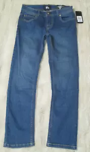 Quicksilver Boy's 25x26 Slim Medium Wash Brand New Denim Jeans - Picture 1 of 4