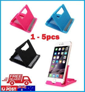 1-5pc AU Universal Desk Stand Cell Phone Mount Holder For iPhone 6 7 8 X Tablet - Picture 1 of 12