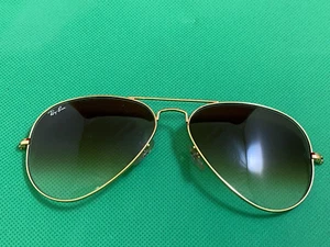 Ray Ban Aviator Sunglasses Genuine RB3025 No Temples - Picture 1 of 6