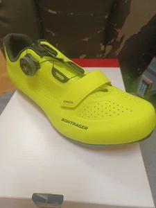 Bontrager Men’s SZ 42/US SZ 9 Espresso Road Cycling Shoes Neon Yellow - Picture 1 of 4