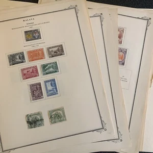 Malaysia States Collection on Pages Mint & Used - Picture 1 of 15