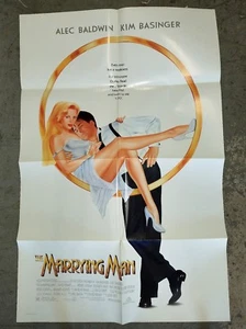 Vintage Poster 1991 The Marrying Man 27x41 1 sheet Kim Basinger, Alec Baldwin - Picture 1 of 1