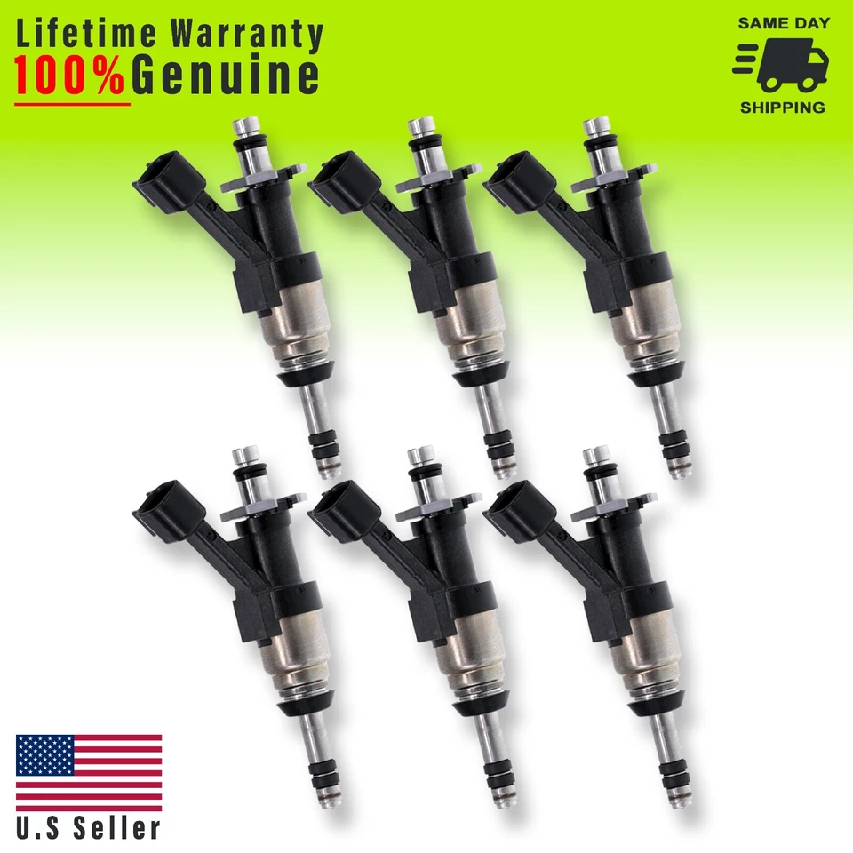 Juego de 6 inyectores de combustible OEM 12668390 para V6 4,3 L GMC Savana 3500: 2018 Foto 1 de 1