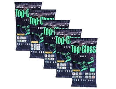 Panini Top Class 2025 Trading Cards / 5x Booster je 8x Sammelkarten