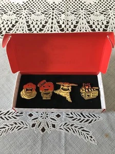 Ghostbusters Set: 3 Ghosts, 4 Pins - Collectors Item, Special Edition, Free Shpn - Picture 1 of 12