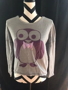 Girls Mudd Owl Long Sleeve Tee Size XL 16 - Picture 1 of 3