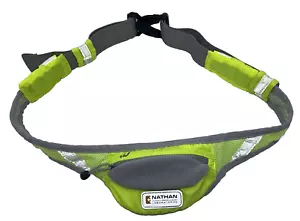 Nathan Reflective Belt Running Pak ID Pocket Adjustable Yellow NWOT - Picture 1 of 9